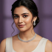 Priyaasi Rhodium AD Neklace