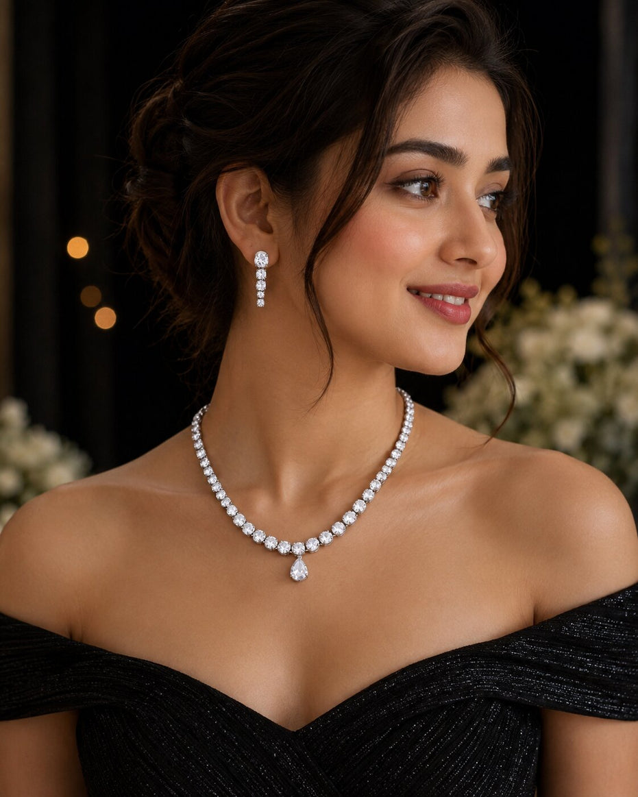 Crystal Constellation Necklace Set