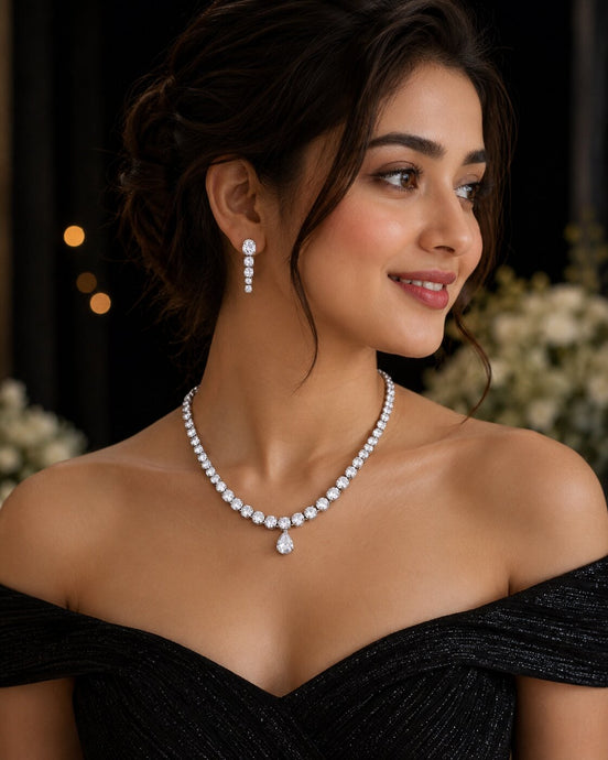 Crystal Constellation Necklace Set