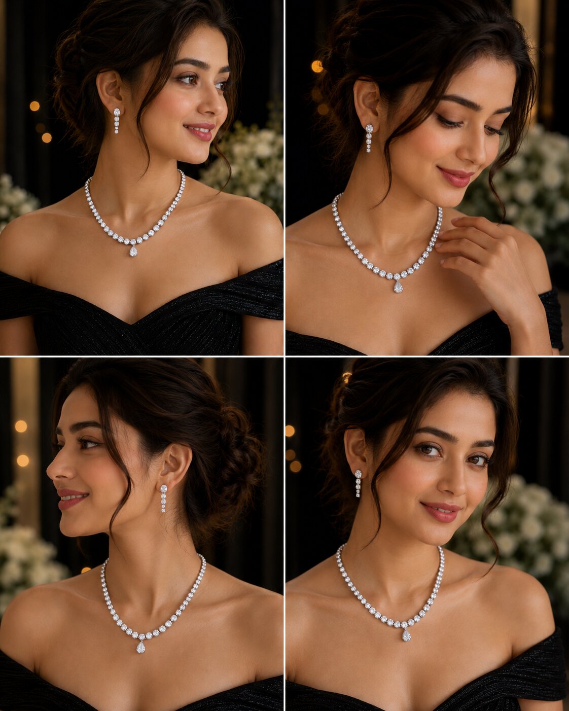 Crystal Constellation Necklace Set