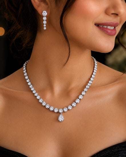 Crystal Constellation Necklace Set