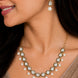 Gold Plated Kundan & Pearl Necklace Set with Earrings