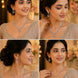 Leaflet Motif Rhodium Plated Necklace Set
