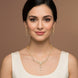 Emerald Enlace Gold Plated Necklace