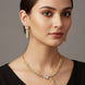 Royal Radiance CZ Gold Plated Necklace Set