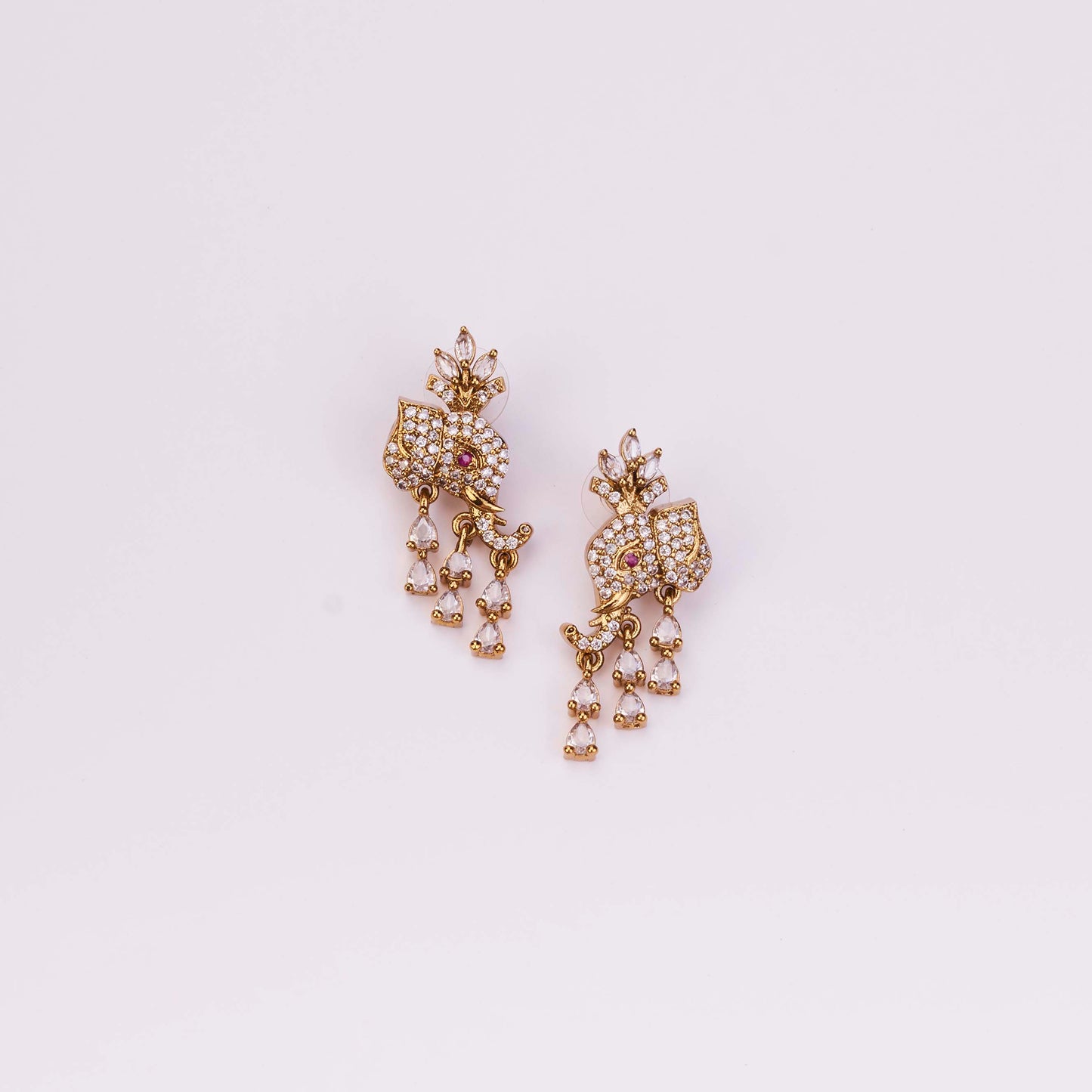 Gajanan Mehendi Plated Necklace Set