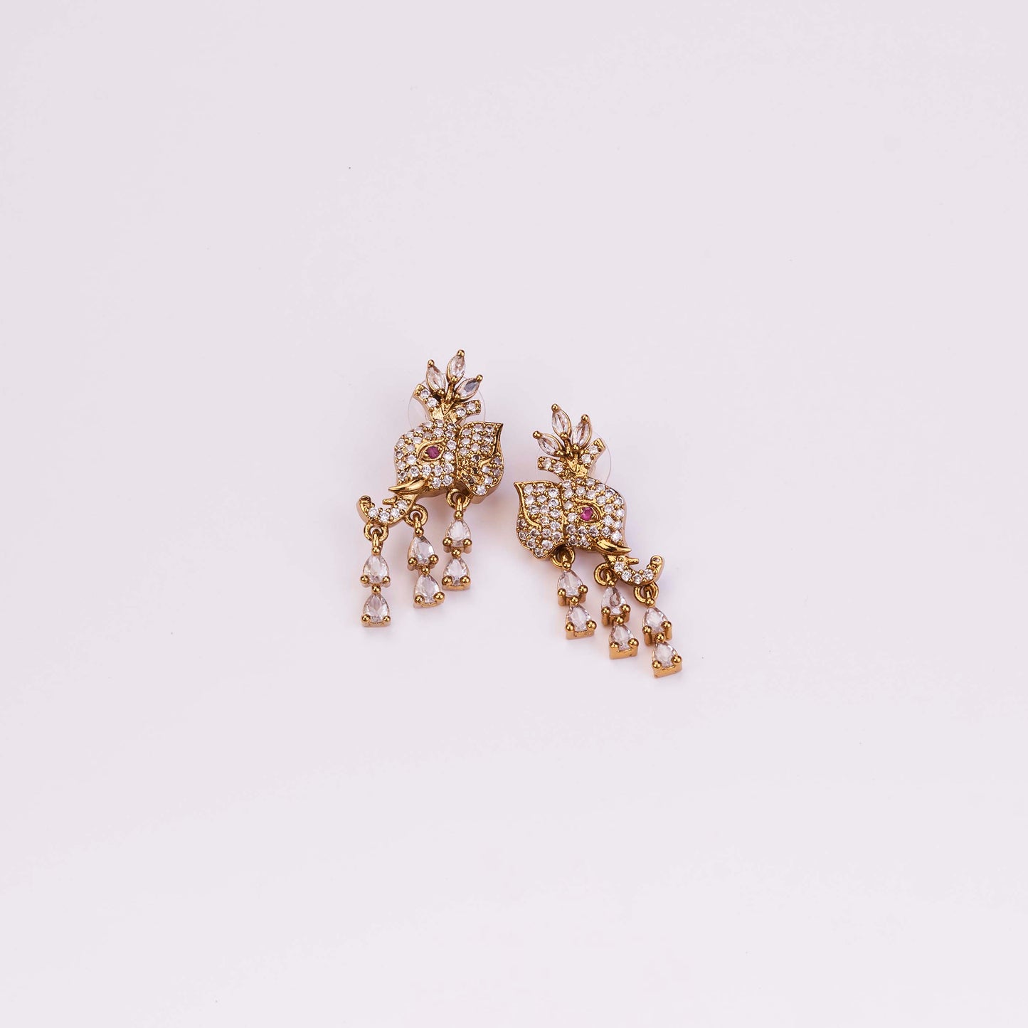 Gajanan Mehendi Plated Necklace Set
