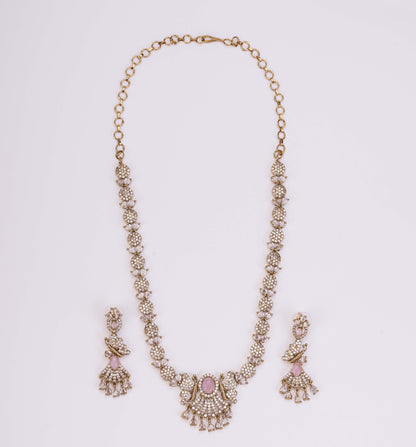 Enchanted Butterfly Mehendi Plated Necklace Set