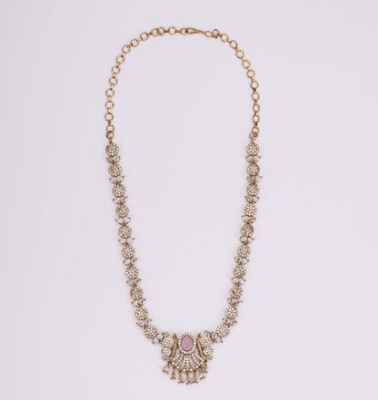Enchanted Butterfly Mehendi Plated Necklace Set