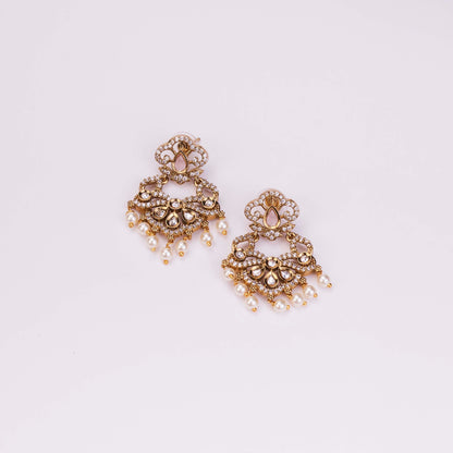 Bird Enchanted Mehendi Plated Necklace Set