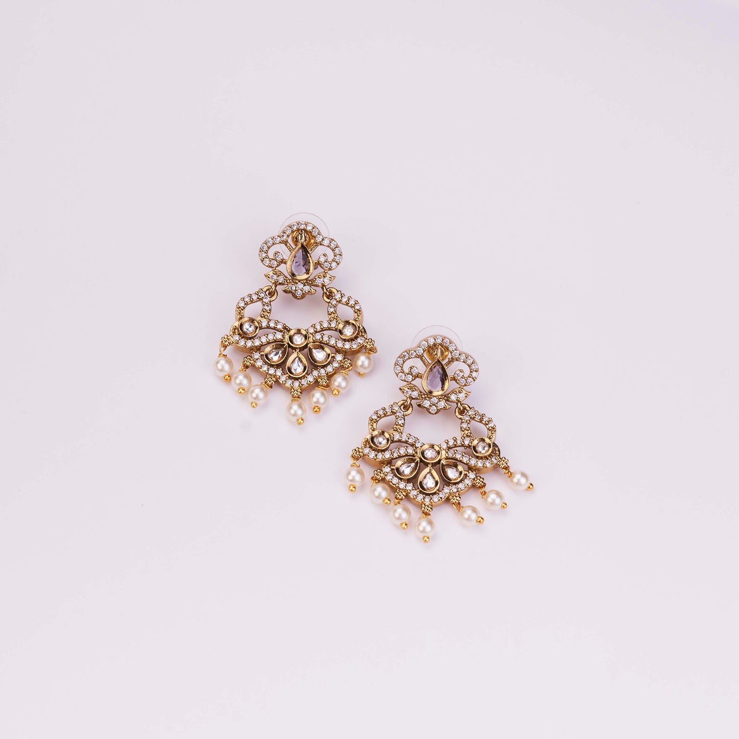 Bird Enchanted Mehendi Plated Necklace Set