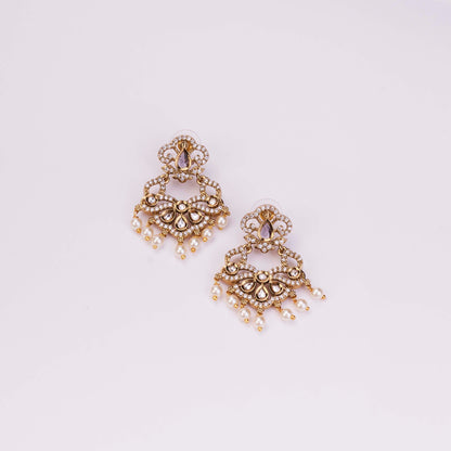 Bird Enchanted Mehendi Plated Necklace Set