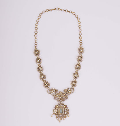 Adorable Enchanted Mehendi Plated Necklcace Set