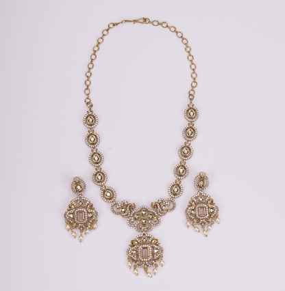 Adorable Enchanted Mehendi Plated Necklcace Set