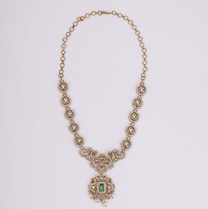Adorable Enchanted Mehendi Plated Necklcace Set