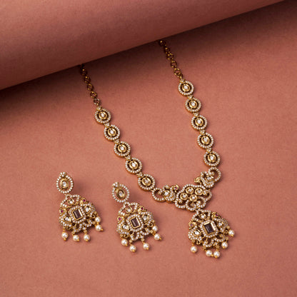 Adorable Enchanted Mehendi Plated Necklcace Set