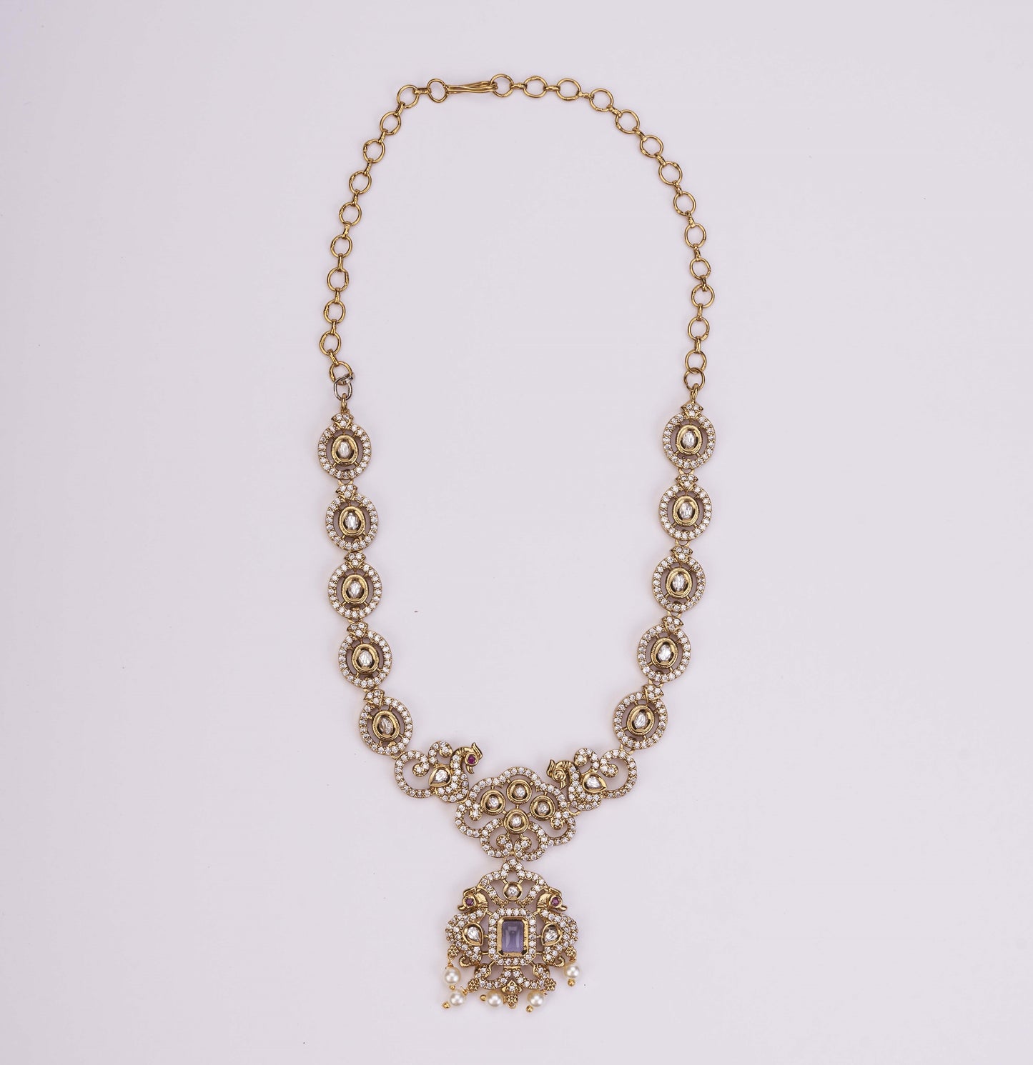 Adorable Enchanted Mehendi Plated Necklcace Set
