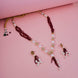 Pearl Beaded Gold Plated Necklace Set with Earrings