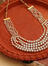 Multi-Strand Beaded Gold Plated Necklace