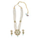 Gold Plated Kundan Pearl Long Necklace Set