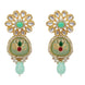 Gold Plated Kundan Pearl Long Necklace Set