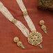 Gold Plated Kundan Pearl Long Necklace Set