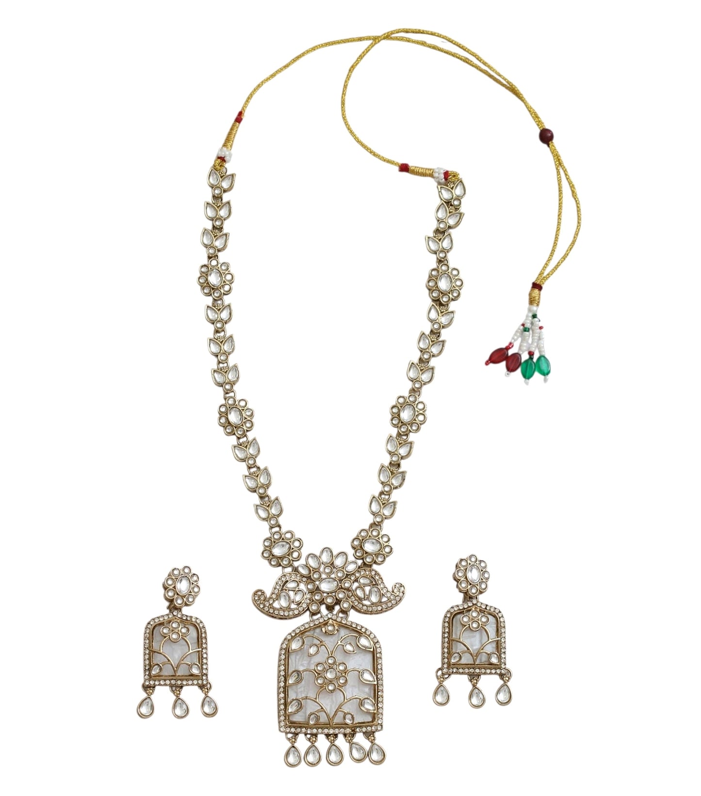 Rajmahal Kundan Neclace Set with Earrings