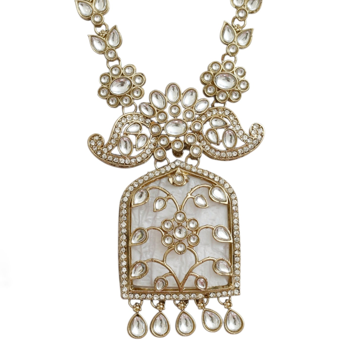 Rajmahal Kundan Neclace Set with Earrings