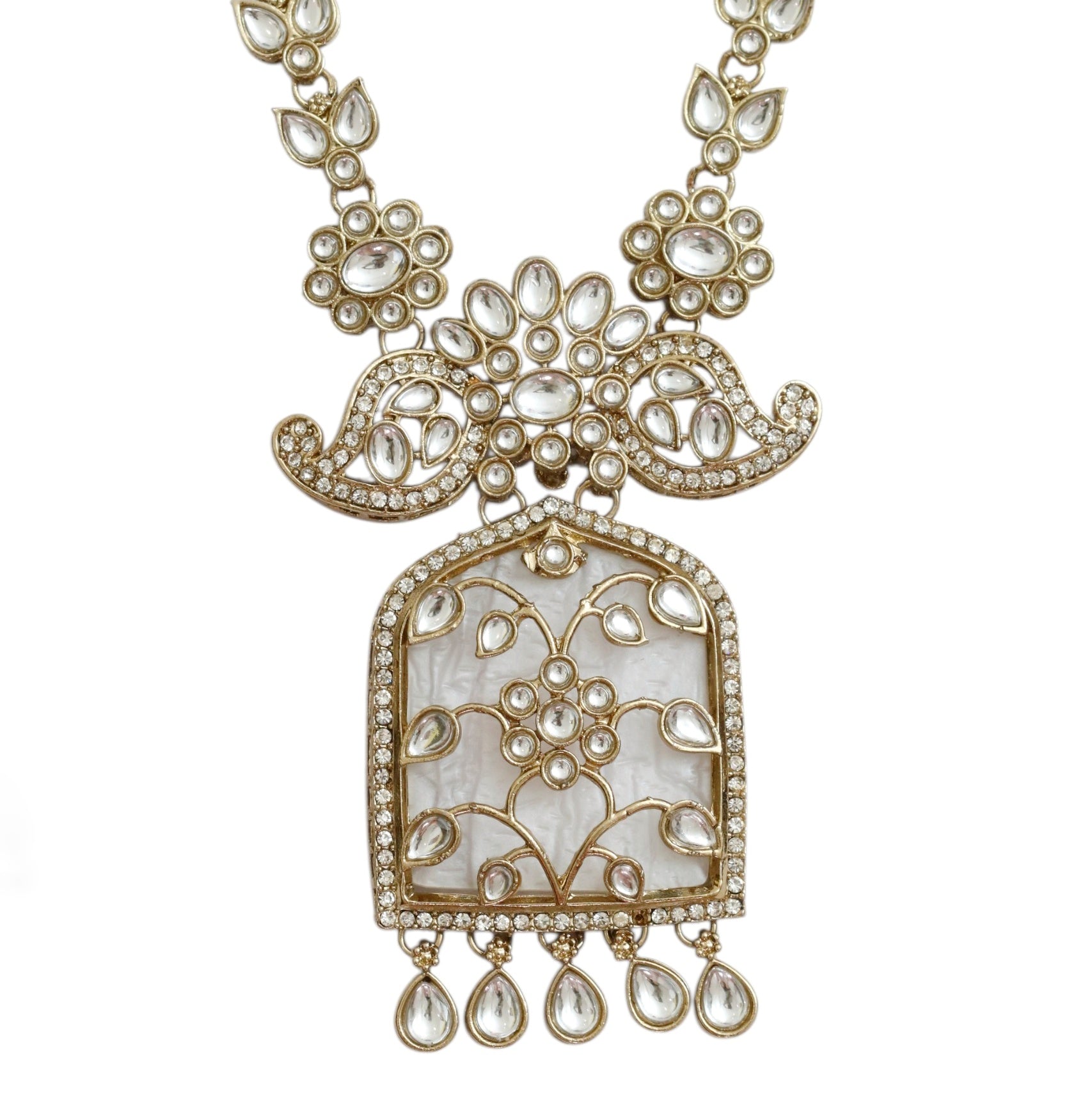 Rajmahal Kundan Neclace Set with Earrings