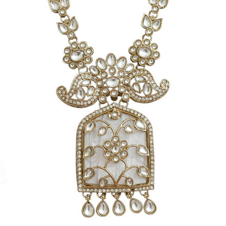 Rajmahal Kundan Neclace Set with Earrings