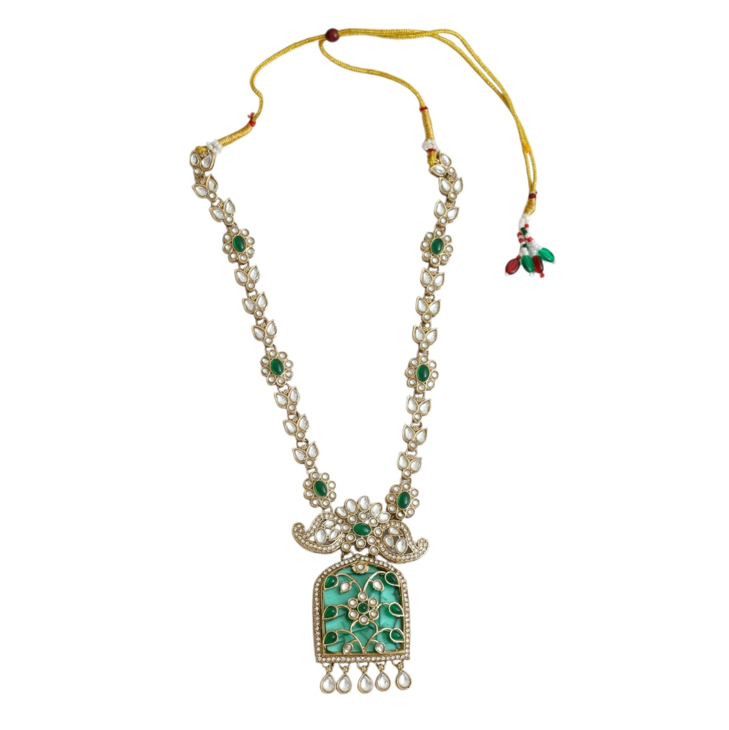 Rajmahal Kundan Neclace Set with Earrings