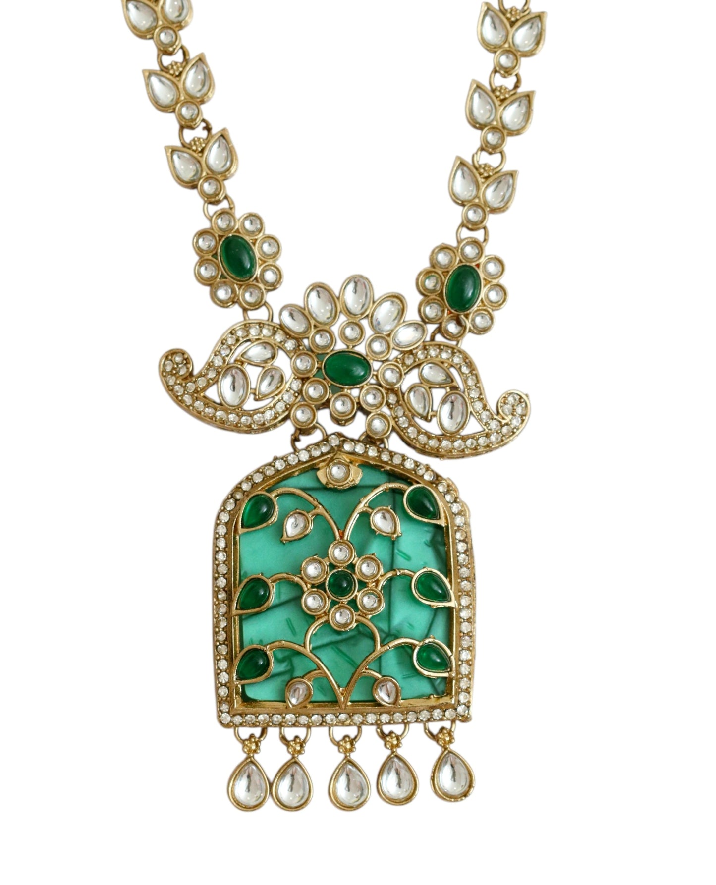 Rajmahal Kundan Neclace Set with Earrings