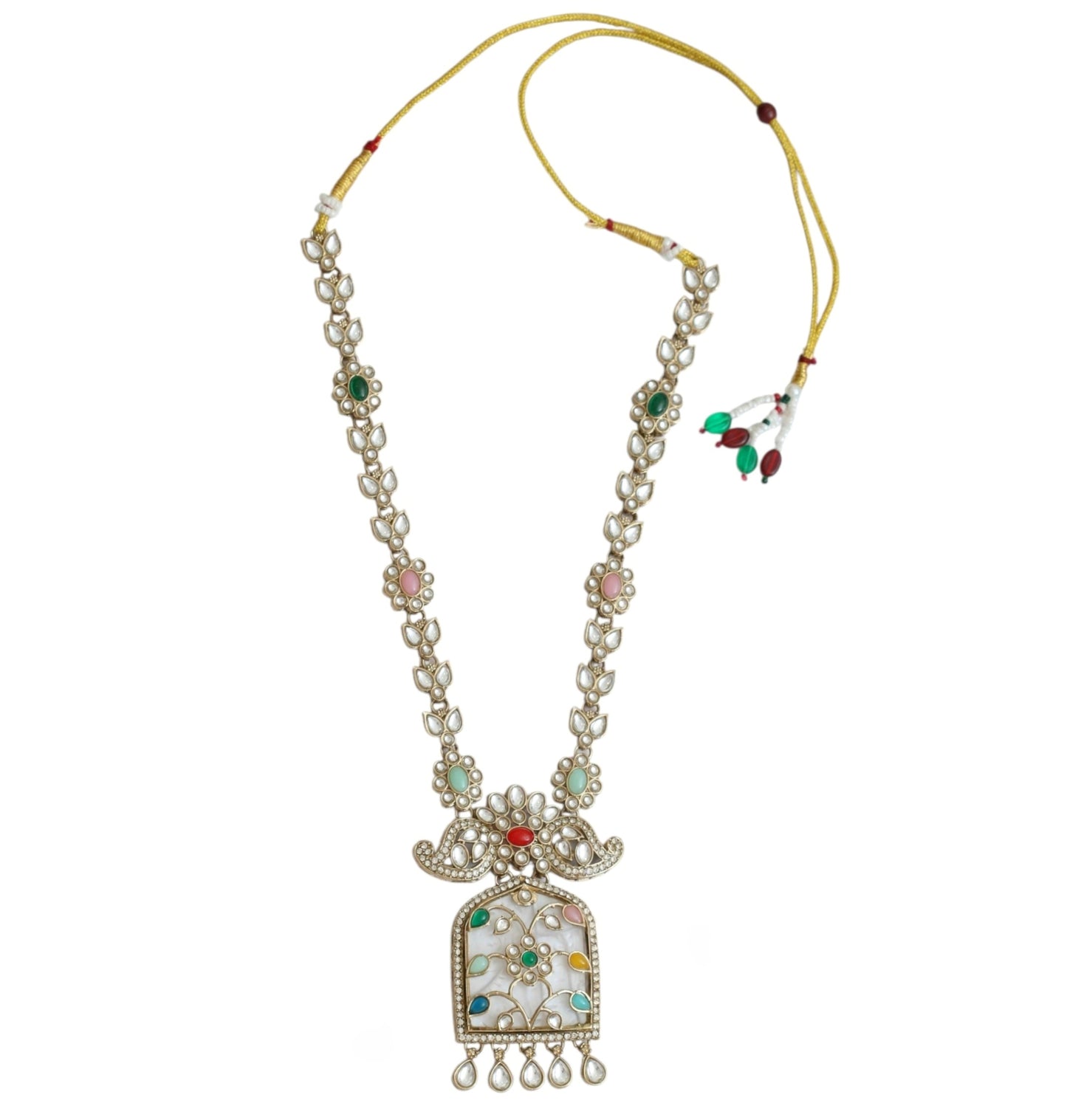 Rajmahal Kundan Neclace Set with Earrings