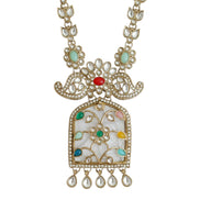 Rajmahal Kundan Neclace Set with Earrings