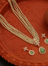 Elegant Floral Beaded Necklace Set with Earrings