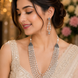 Multi-Layered Beaded Oxidised Necklace Earring Set