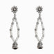 Multi-Layered Beaded Oxidised Necklace Earring Set