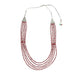 Multi-Layered Beaded Oxidised Necklace Earring Set