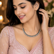 Oxidised Plated Pearl Choker Necklace