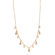 Heart Motif Gold Plated Necklace
