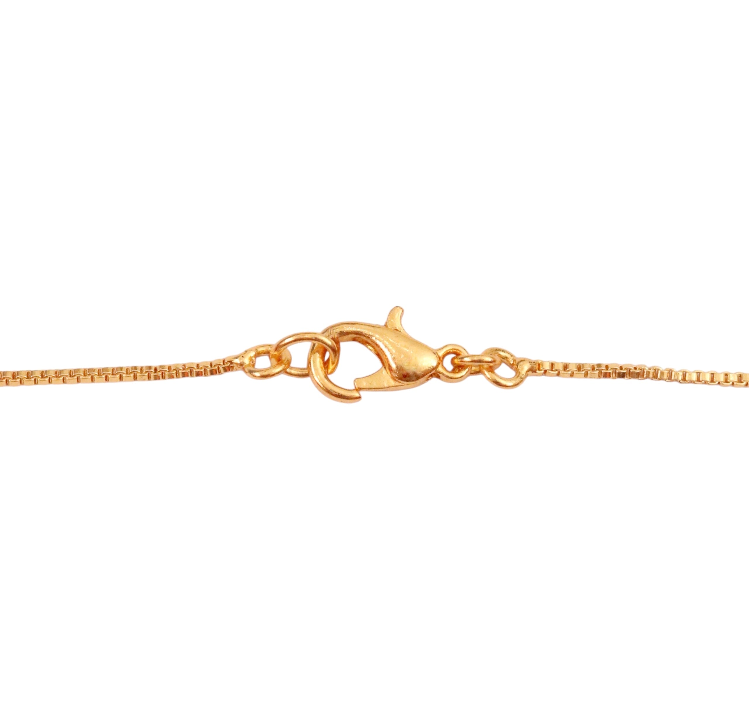 Heart Motif Gold Plated Necklace