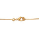 Gold Plated American Diamond Charm Necklace with Dangling Drop Charms