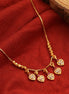 Elegant Heart Pendant Gold Plated Necklace