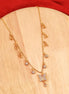 Dangling Butterfly Pendant Gold Plated Necklace