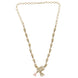 Designer Bird Pendant Mehendi Plated Necklace Set with Earrings
