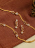 Leaflet Gold Plated Necklace Set