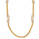 Leaflet Gold Plated Necklace Set
