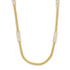 Radiant Crystal Gold Plated Necklace Set