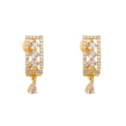 Radiant Crystal Gold Plated Necklace Set