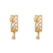 Radiant Crystal Gold Plated Necklace Set